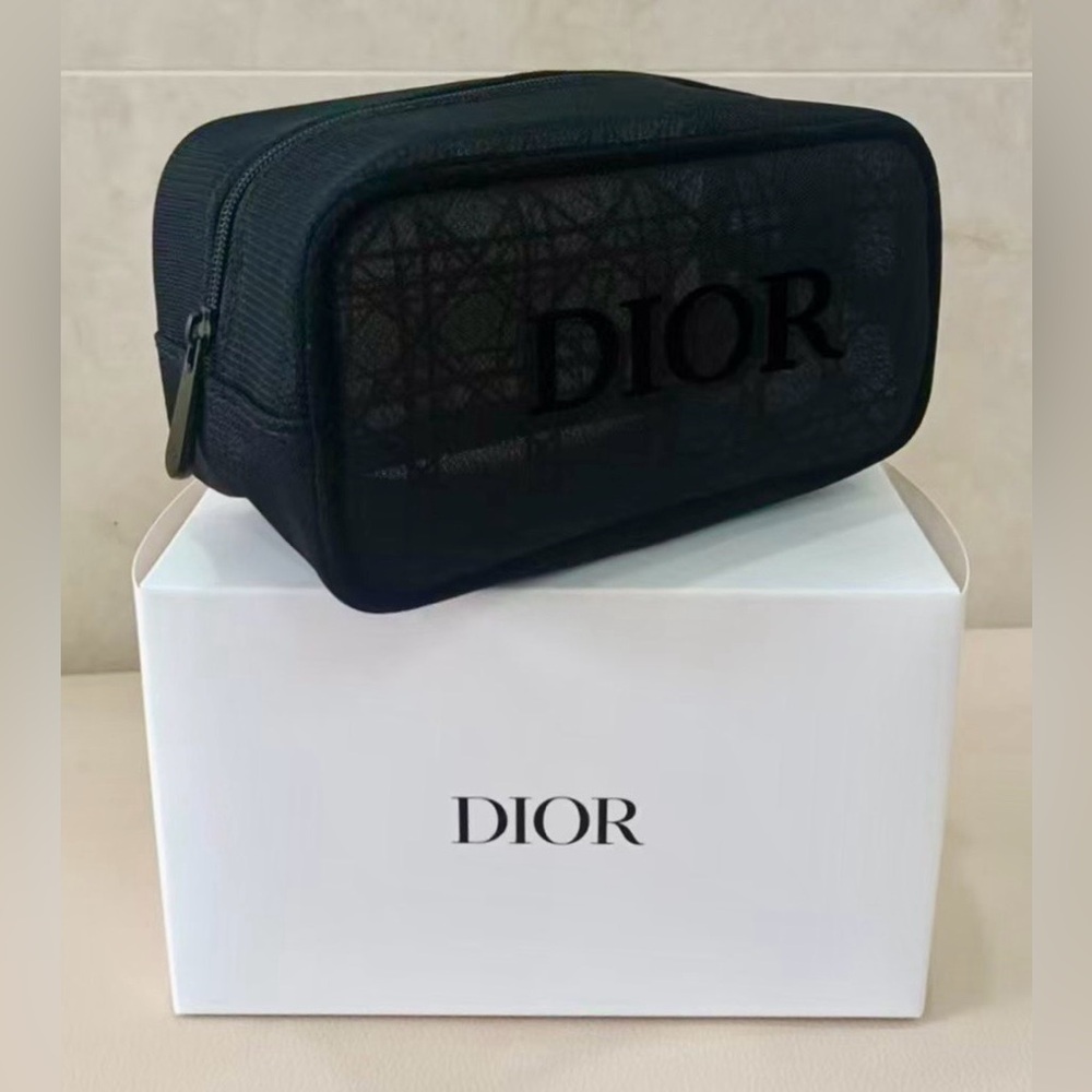 Dior Beauty Black Mesh Pouch - NIB/GWP - Picture 5 of 8